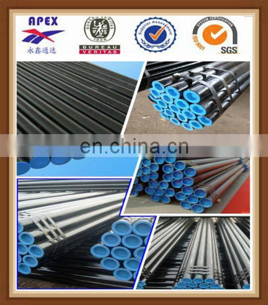 China supplier API 5L Black Carbon Steel Seamless pipe for oil and gas