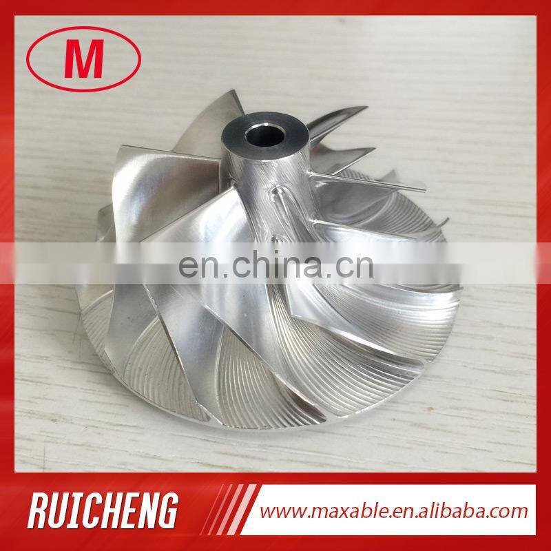 GT15-25 720915-0004/737692-0002 44.39/60.01mm 6+6 Blades billet/millingal /aluminum 2618 compressor wheel