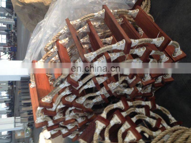 Customized Marine ABS Aluminum Alloy Steps Ship Wire Rope Ladder