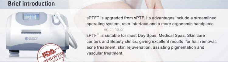 2015 newest Multifunction aesthetics ipl hair removal/e-light ipl rf/ipl beauty machine equipment with free ipl lamp