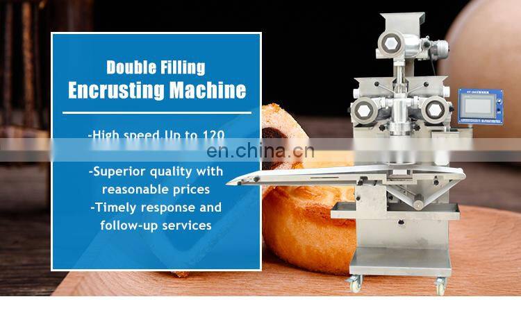 Factory selling panda cookies forming machine automatic double filling encrusting& forming machine
