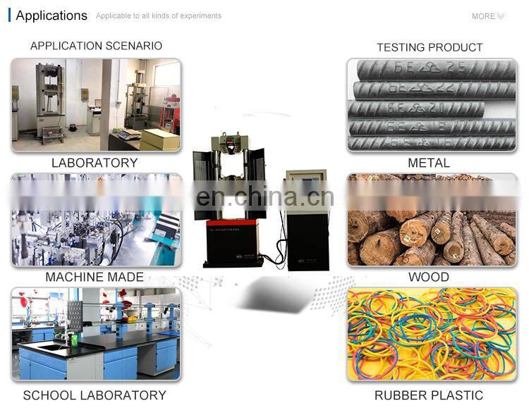 WE-300B modulus of elasticity spring tensile test machine instrument for aluminium