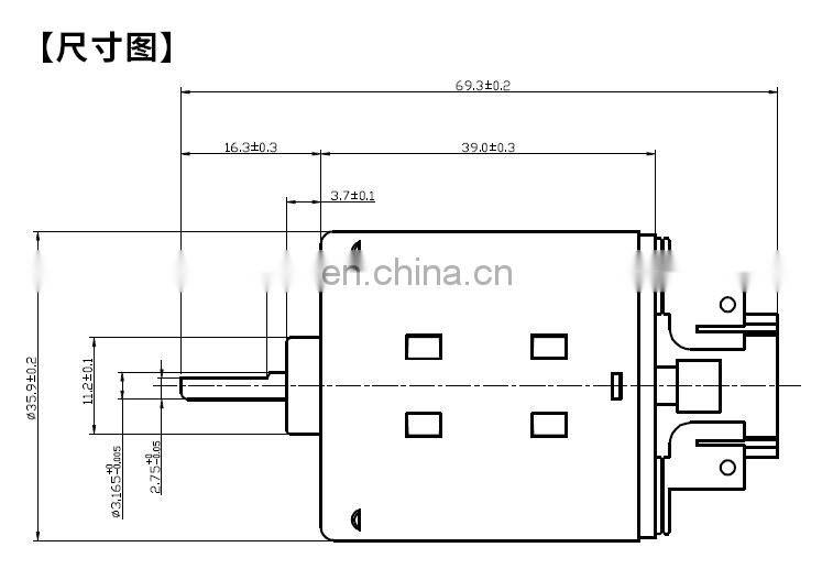 chihai motor CHR-545 21T 27T 35T Brushed Motor for 1/10 RC Car HSP HPI Wltoys Kyosho Off-Road Rock Crawler Climbing RC Car RC