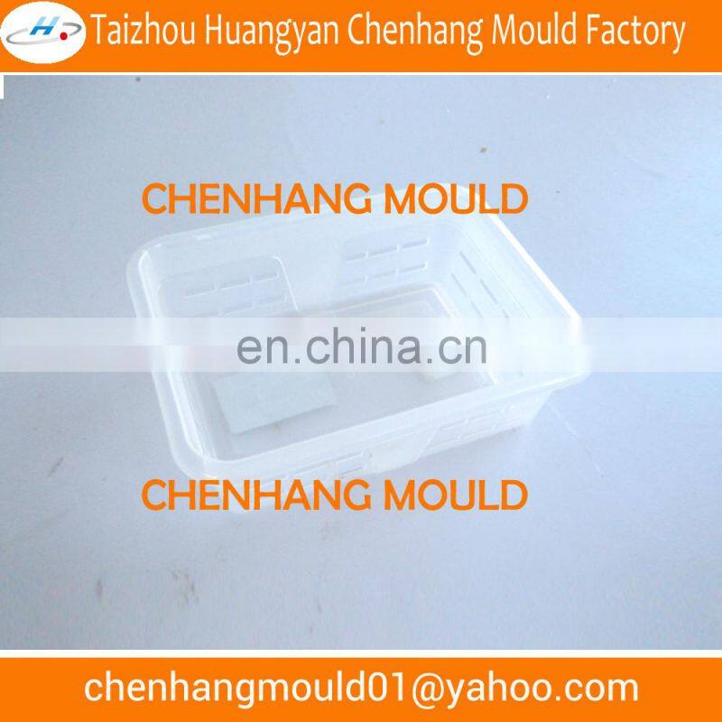 Plastic injection mold making plastic dishes for vegetables and fruits