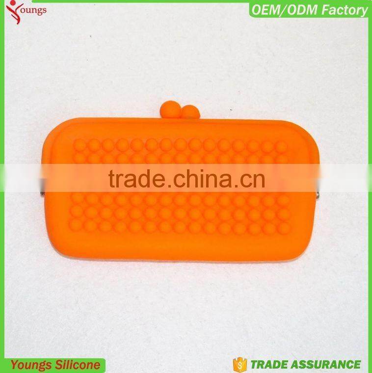2016 eco-friendly Fashional Wholesale Big Bean Design Silicone Coin Purse