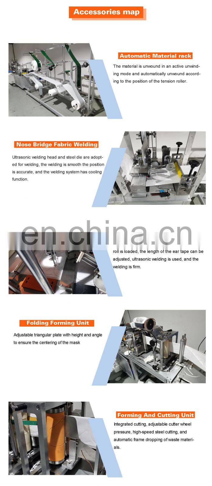 Multifunction china n95 mask machine fully auto