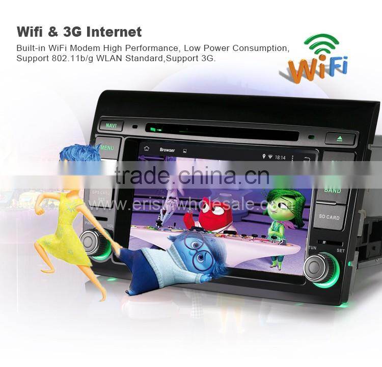 Erisin ES2700F 7 inch Bluetooth Car Audio with GPS 3G WiFi for FIAT BRAVO