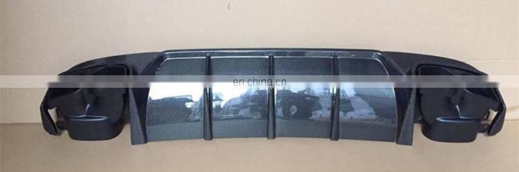 E CLASS W212 E63 B style carbon fiber rear diffuser with exhaust tips