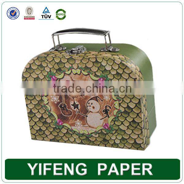 Yifeng Factory Cardboard Paper Handle Small Suitcase Gift Boxes