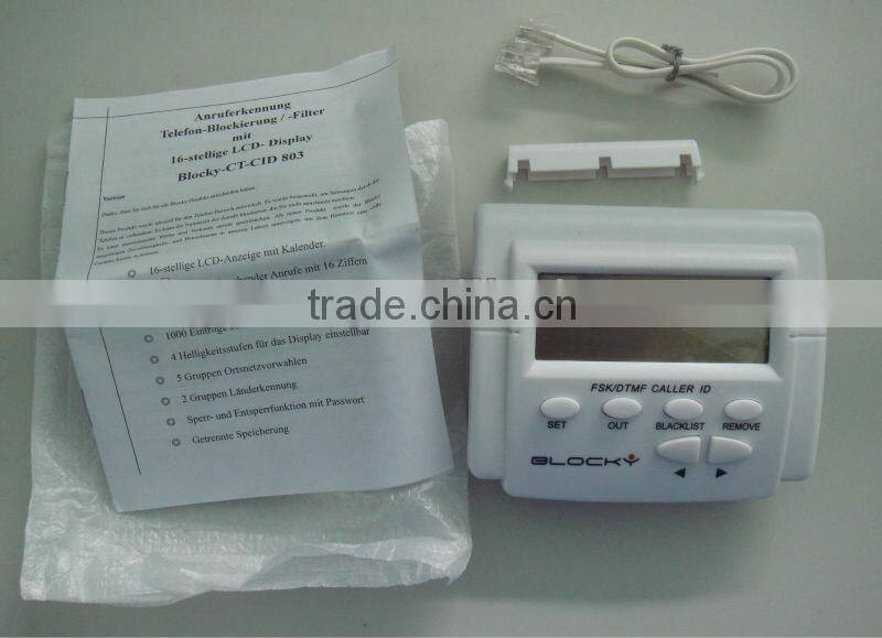 Sole phone call blocker box with block dialing numbers