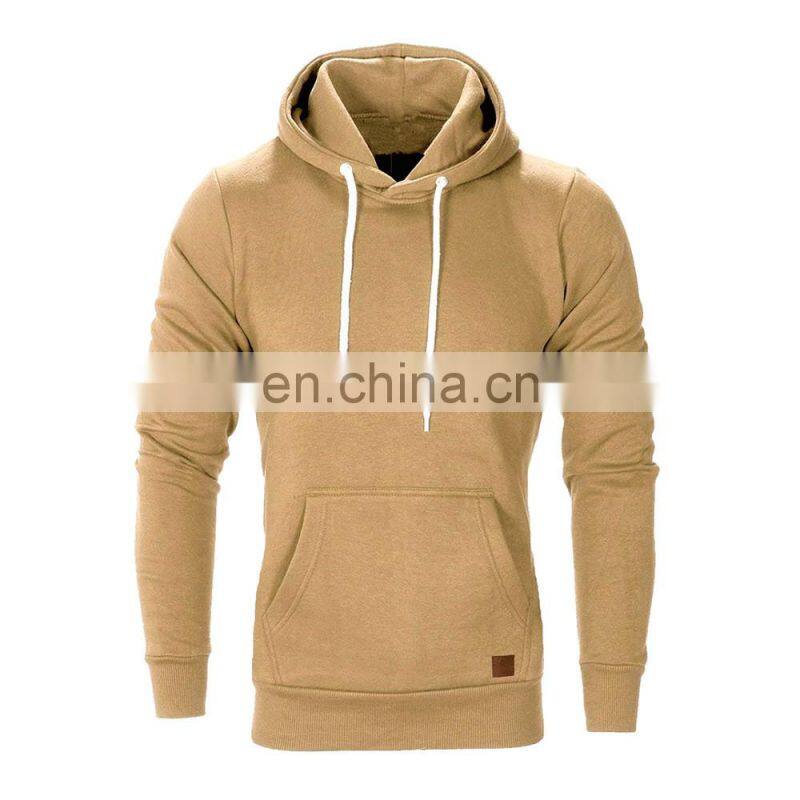 Customized sports hoodie brand men's drawstring long sleeve solid color men's jacket jacket sweatshirt