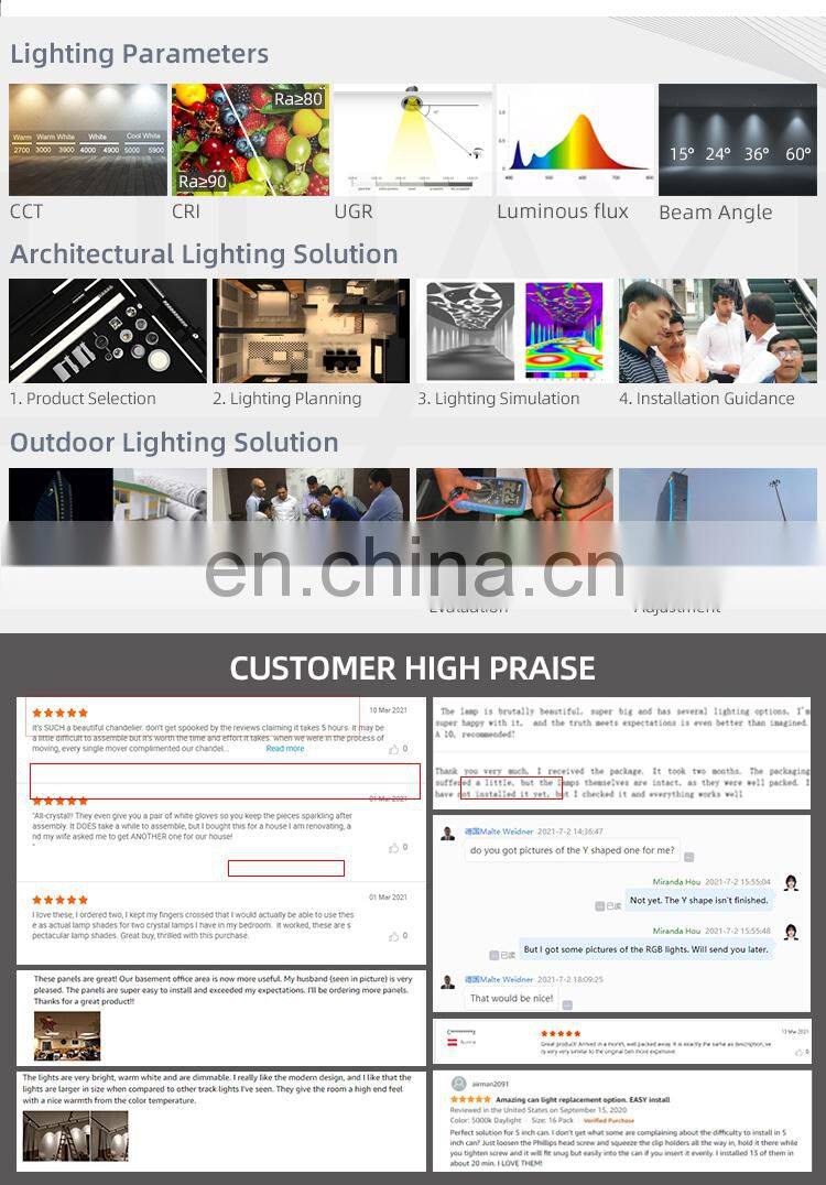HUAYI Factory Wholesale PC Smart 6W 8W 15W 20W Indoor Office Frameless Commercial LED Panel Light