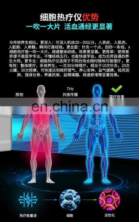 2021 New body care product cell hyperthermia thermotherapy apparatus / cell physiotherapy channels machine for health care