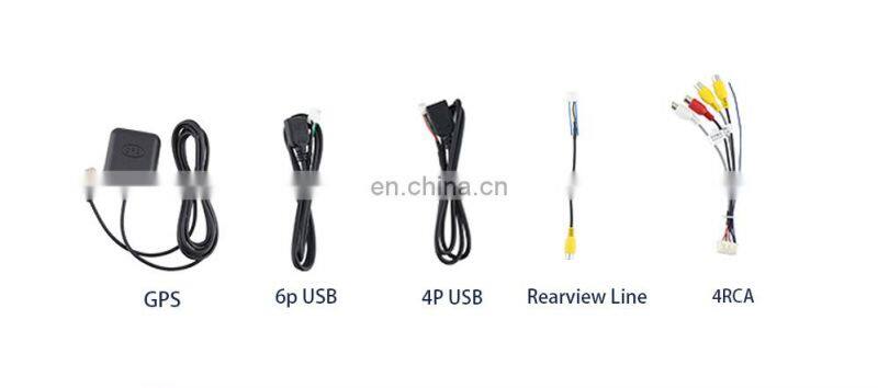 For 2002-2007 Alphard Car Navigation Audio GPS Dashboard Stereo Modified Decorative Panel With Power Cable