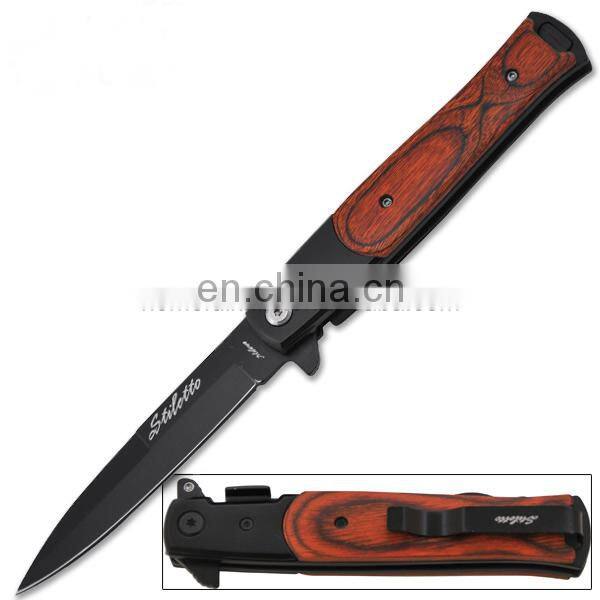 9 Inch G-10 handle stainless steel pocket folding custom knife