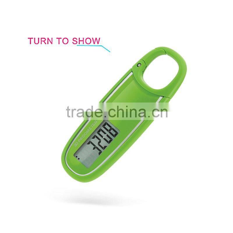 2016 Hot Digital 3D silent"Accelerometer" walking step counter pedometer