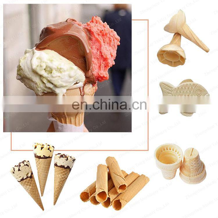 Industrial use different shape waffle cone maker ice cream cone machine waffle makers egg roll machine