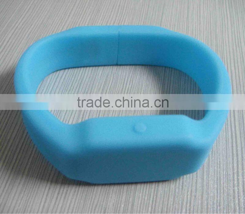 hot sale silicon bracelet usb led watch with OEM logo