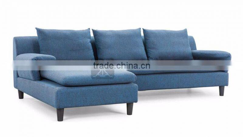 SF-077 Hotel Room Furniture Modern Fabric Senctional Sofa Set