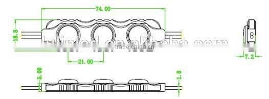 IP65 waterproof smd 2835 in shenzhen best led module seller for light box