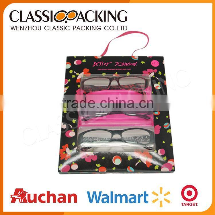 Hot-stamping glasses retail blister pack
