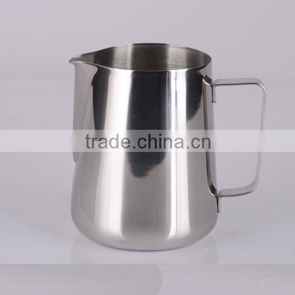 Top quality Frothing Pitcher for Espresso Machines Stainless Steel Milk Frothers Latte Jug