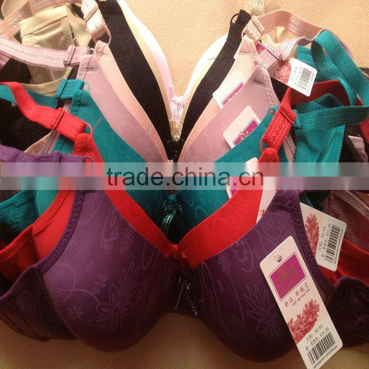 0.89USD 36-42C Cup High Quality Adjustable Fashional Ladies Sexy Bra Without Rim Inside, Fat Women Push Up Sexy Bra(gdwx201)