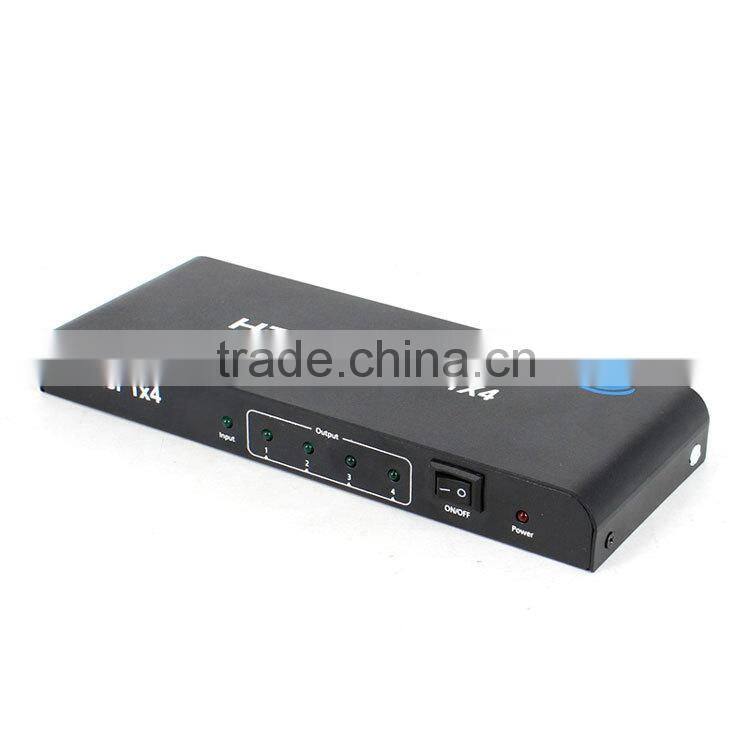 Hot sales HDMI splitter 1 in 4 out with 1080P resolution