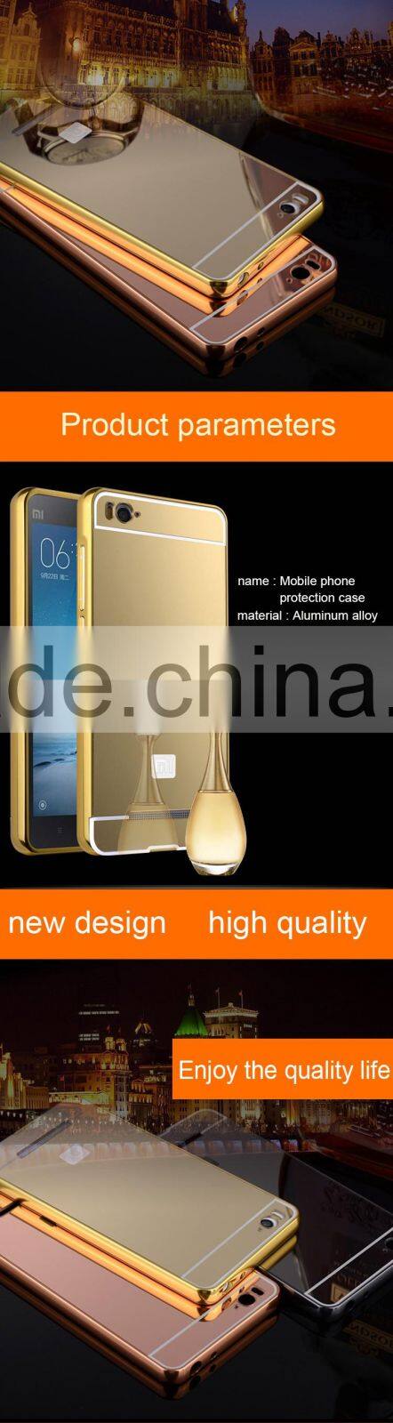 wholesale cell phone case luxury aluminum ultra-thin mirror metal case cover compact mirror case for samsung galaxy s3