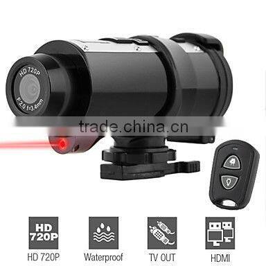 Laser light HD Helmet Camera for Outdoor Sports with Remote Control