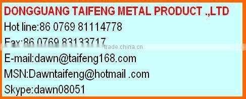 blue zinc plated straight knurled steel stud