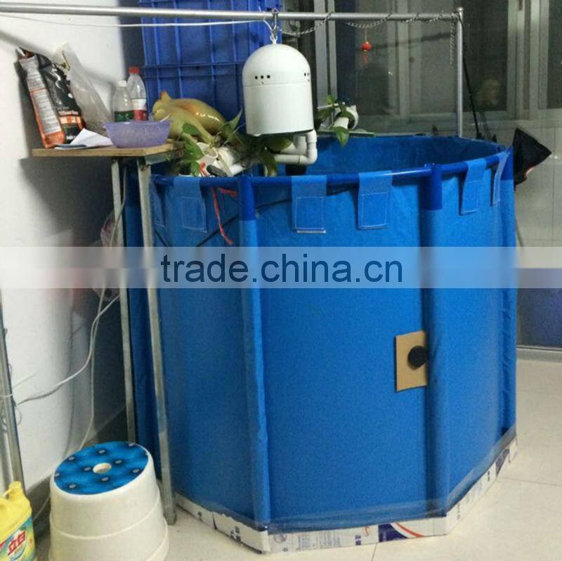 Folding Collapsible Polygon Fish Ponds for Aquaculture