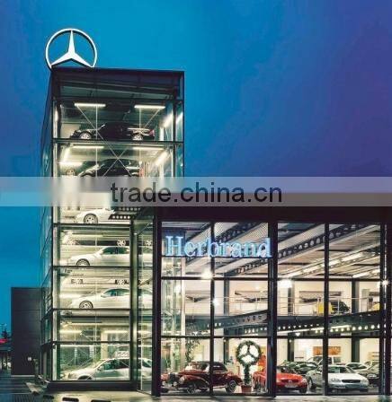 Automatic car display tower/ smart tower car parking system manufacturer
