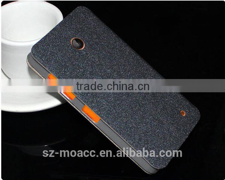 pu leather flip case for nokia lumia 630