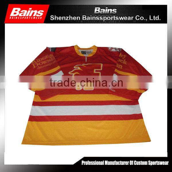 Best selling unique hockey jerseys/funny hockey jerseys/goalie cut hockey jerseys