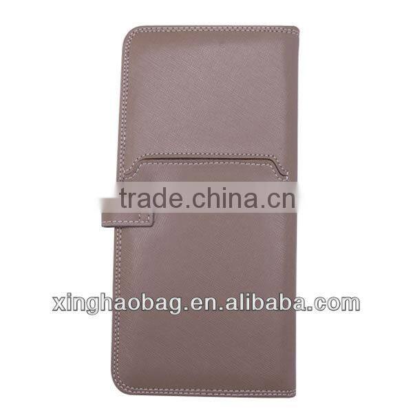 100% genuine leather travel document wallet