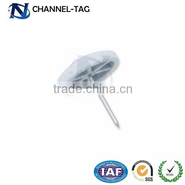 2014 Economy big round plastic pin safety pin eas hard tag pin