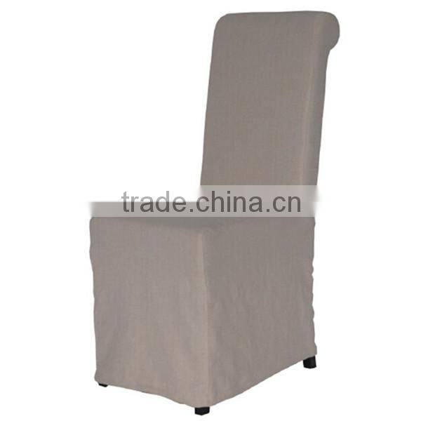 durable vintage French reproduction dining chair with removable cover