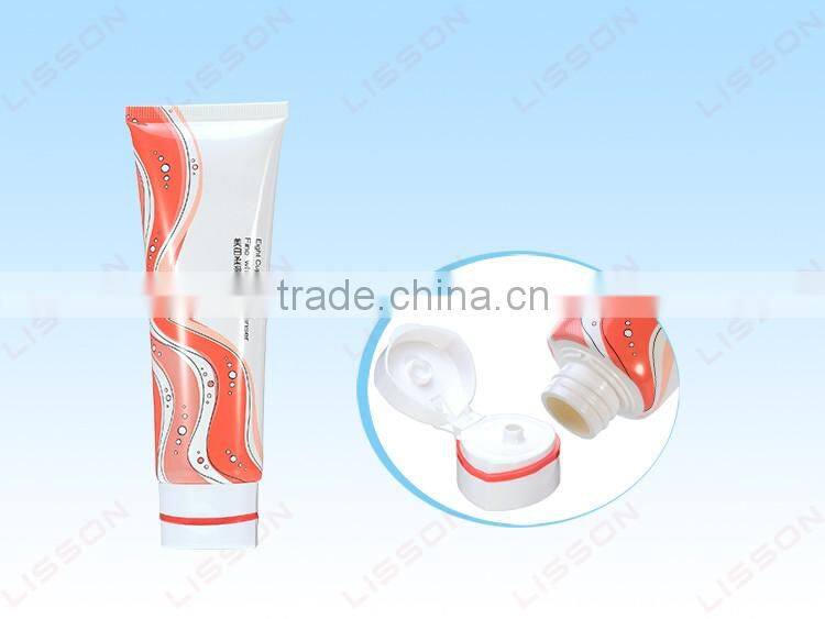 Cost-saving PE Tube with Double Color Flip-top Cap for Cleanser Gel