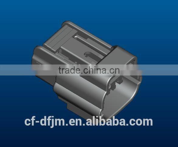 2 way plastic male and female wire to wire waterproof automotive connector