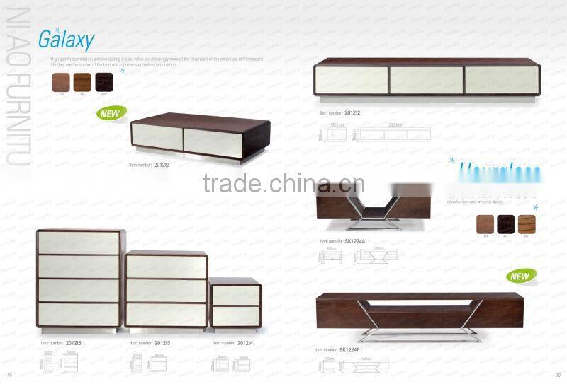 iron base high quality modern tv stand SK1224F