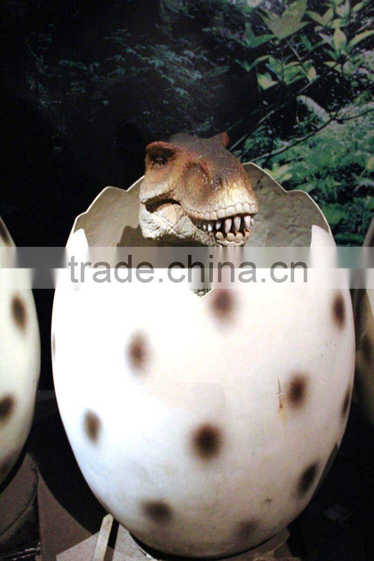 Professional Emulation Realistic Fiberglass Fossil Dinosaur Eggs
