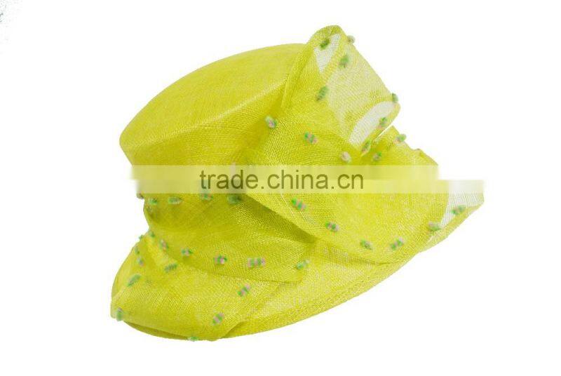 China Women Fashion Church Hat And Sun Hat