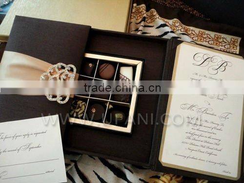 Gatefold Embellished Invitation box.