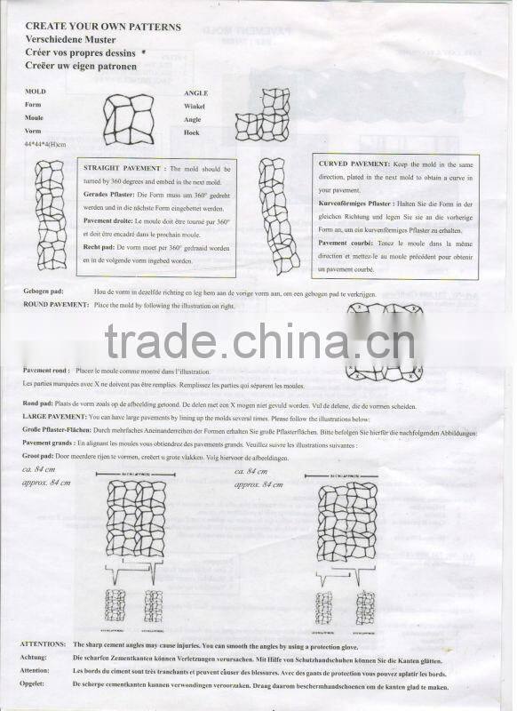 Walk Maker Molds-DIY your garden and pave ways