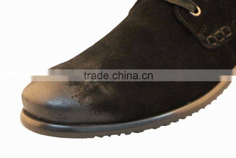 2015 High-grade high cut full genuine leather men shoes for walking