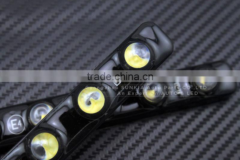 2015 New products long life High bright 8 LED CE ROHS drl light waterproof