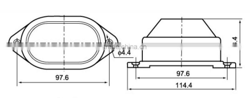 CNTD CE Approvel Police Lights For Sale Optional Voltage Warning Lights C-3051