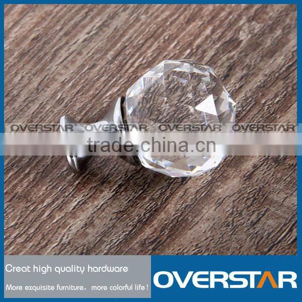 Fancy Zinc Alloy Crystal Rhinestone Cabinet Knob