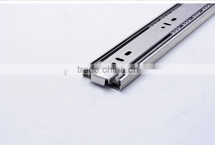 Furniture fittings 45mm soft close drawer slide ball bearing drawer slide